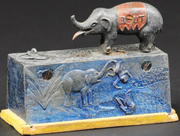 Charles A. Bailey Baby Elephant Bank Unlocks At Ten O’clock