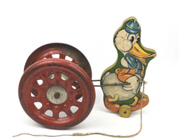 Gong Bell Donald Duck Pull Toy