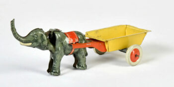 Fischer Elephant Carriage Penny Toy