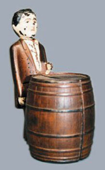 H. L. Judd Circus Ticket Collector Mechanical  Bank