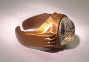 Tom Mix Tiger Eye Ring
